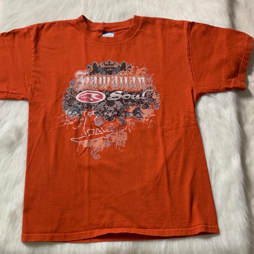 Kids Graphic Tee - Vibrant Orange